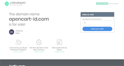 Desktop Screenshot of opencart-id.com