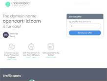 Tablet Screenshot of opencart-id.com